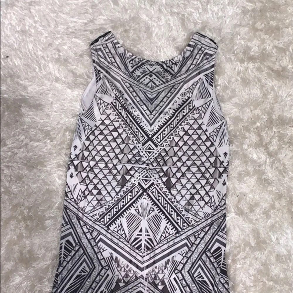 Black and white summer‎ maxi sundress